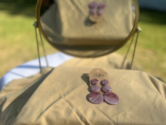 Rose Quartz Earring